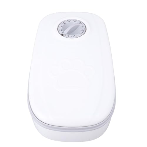 Automatische Haustier -Feeder Timed Halten Sie Frische trockene nasse Lebensmittelschale für Timer -Haustier -Feeder für Hunde Katzen (Grau) von ETAINGYEUN