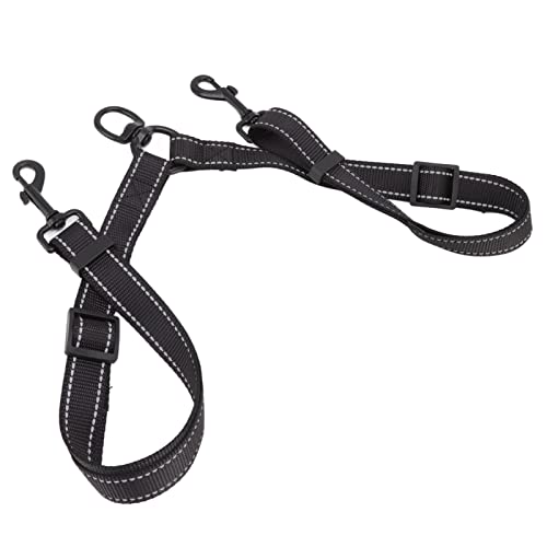 Double Dog -Leine Black Nylon Reflektierende 360 -Grad -Rotation für 2 Hunde im Freien im Freien geeignet Double Dog -Leine Black Nylon Reflektierende 360 -Grad -Rotation für 2 Hunde im Freien im Freien geeignet von ETAINGYEUN