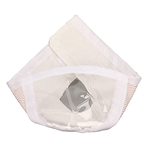 ETAINGYEUN Atmungsaktiver Maulkorb für Katzen, um Kämpfe zu verhindern. Sicherheit: Transparentes PVC, geeignet für die Katzenpflege. (S) von ETAINGYEUN