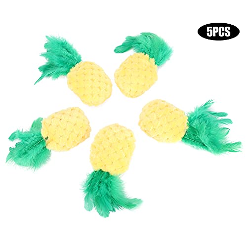 ETAINGYEUN Cat Plüsch niedliche Spielzeug Ananas Form Katzenminze Zähne knirschen und waschen Training Haustier Interaktives Spielzeug ETAINGYEUN Cat Plüsch niedliche Spielzeug Ananas Form Katzenminze Zähne knirschen und waschen Training Haustier Interaktives Spielzeug von ETAINGYEUN