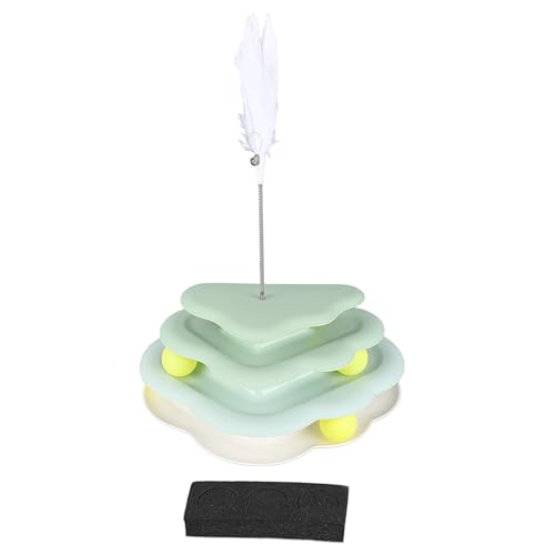 ETAINGYEUN Cat Toy Roller Interaktive Intelligenz körperliche Bewegung Puzzle Matcha Grün geeignet für Kätzchen von ETAINGYEUN