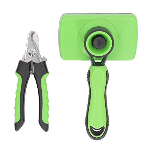 ETAINGYEUN Haustierpfräge-Pinselnagel Clipper Set Edelstahl Selbstwaschungs-Kit-Massagefunktion für Hunde und Katzen geeignet von ETAINGYEUN
