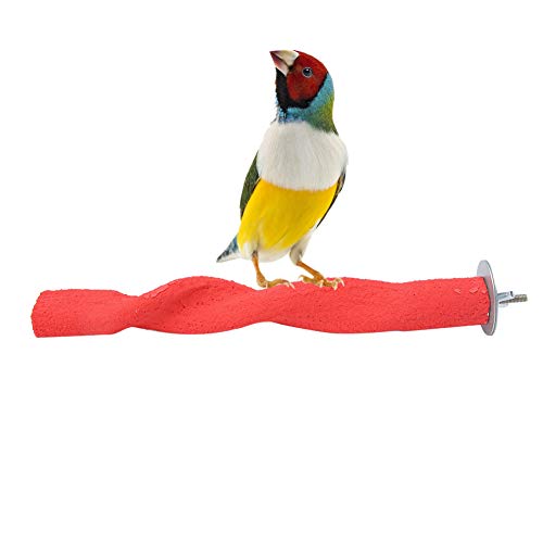 ETAINGYEUN Holz-Vogel-Barsch-Holz-Scrub-Stick-Kau-Schleif Spielzeug geeignet für Papageien käfig-Zubehör von ETAINGYEUN