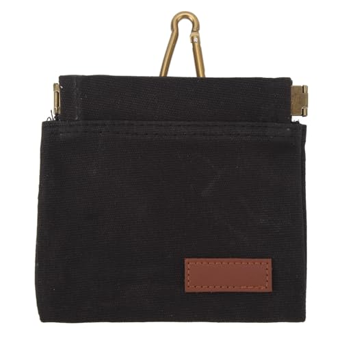 ETAINGYEUN Hunde-Snack-Beutel robuster Oxford-Stoff-Trainingstasche für Hunde Walking Snack-Tasche Mehrzweck (Schwarz) von ETAINGYEUN