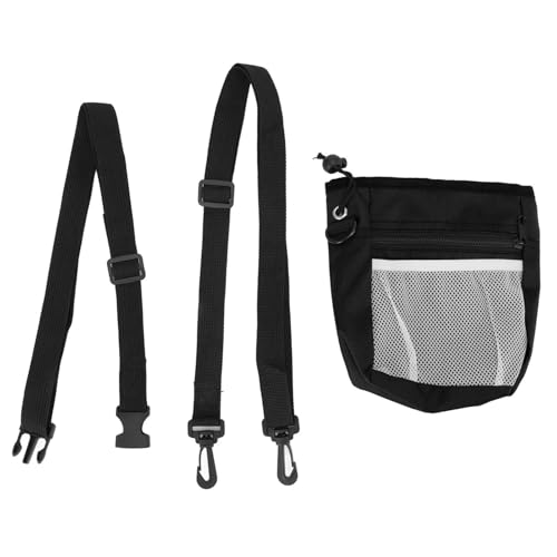 ETAINGYEUN Hunde -Snack -Trainingsbeutel Multifunktional tragbares Welpenkapazität Welpe Snack Tailentasche Outdoor (Schwarz) von ETAINGYEUN
