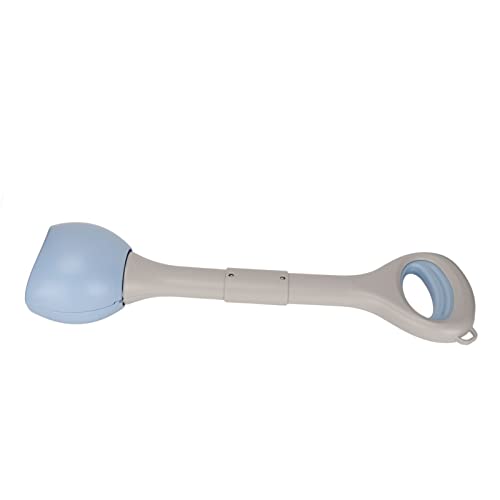 ETAINGYEUN Hundekotpflücker großer Raum großer Lichtbogendurchmesser Easy Spülung tragbarer Hundclip -Toilette mit hängender Schnalle und Griff (Blau) von ETAINGYEUN