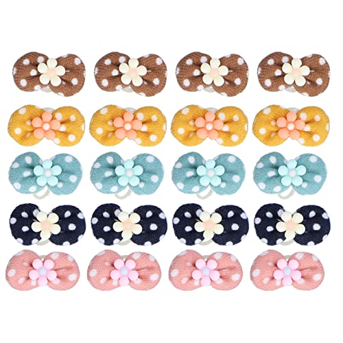 ETAINGYEUN Hundeschuhe farbige Polyester Haustier Dekorative Accessoires 20 PCs ETAINGYEUN Hundeschuhe farbige Polyester Haustier Dekorative Accessoires 20 PCs von ETAINGYEUN