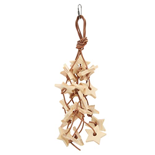 ETAINGYEUN Jupiter Bird Chew Toy Safety Cowide Fitness Vogel Papagei Jupiter Kaut Spielzeug (Klar) von ETAINGYEUN