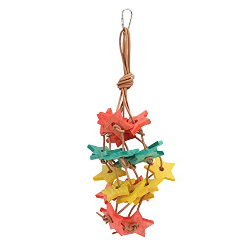 ETAINGYEUN Jupiter Bird Chew Toy Safety Cowide Fitness Vogel Papagei Jupiter Kaut Spielzeug (Multi -Farbe) von ETAINGYEUN