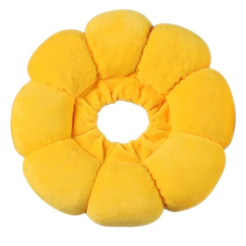 ETAINGYEUN Katzen-Bergungs Halsband mit Niedlicher Sonnenblumen Form, Anti-Leck-Kordel Zug, zur Wundheilung (Etaingyeunru4ctx-13) von ETAINGYEUN