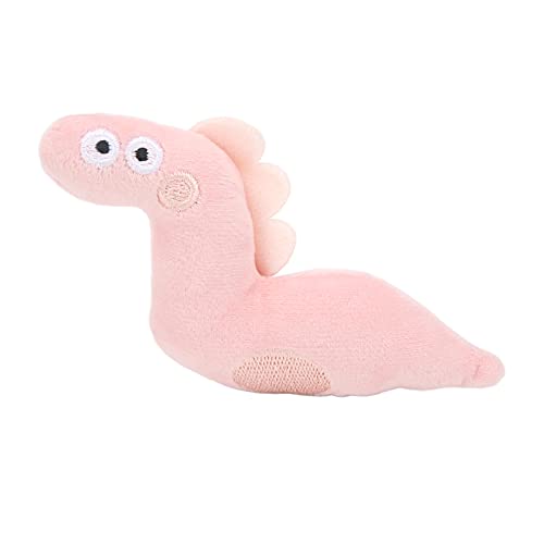 ETAINGYEUN Katzenminze Plüsch-Katzen Spielzeug Interaktives Zähne-Reinigungs-Indoor-Stress-Relief-Katzen-Souvenir (Rosa Schlange) von ETAINGYEUN