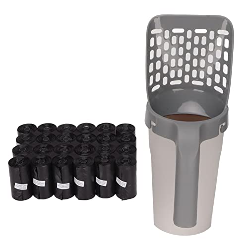 ETAINGYEUN Katzenstreu Scoop Plastik integrierter Abnehmbarer Katzenstreu Sifter Scoop mit Müllbeutel für den Heimgebrauch ETAINGYEUN Katzenstreu Scoop Plastik integrierter Abnehmbarer Katzenstreu Sifter Scoop mit Müllbeutel für den Heimgebrauch von ETAINGYEUN