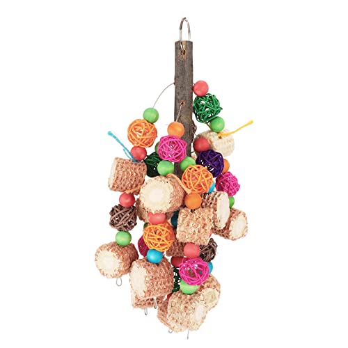 ETAINGYEUN Mais -Cob -Spielzeug für Vögel farbenfrohe Papageien kauen Spielzeug für Vogelkauen des Papageien verlockenden Schnabel Schleifen Holz und Rattanball ETAINGYEUN Mais -Cob -Spielzeug für Vögel farbenfrohe Papageien kauen Spielzeug für Vogelkauen des Papageien verlockenden Schnabel Schleifen Holz und Rattanball von ETAINGYEUN