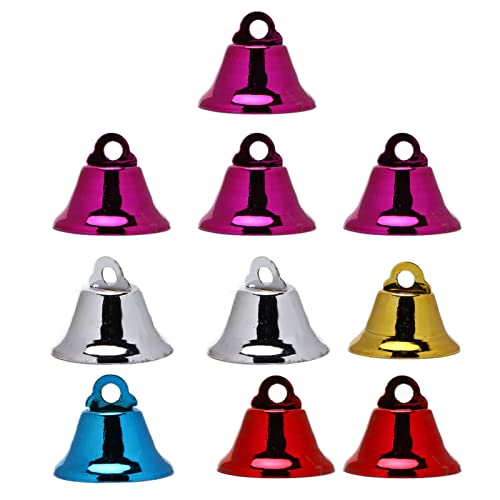 ETAINGYEUN Papageien handgefertigt interaktives farbenfrohe Eisenglockenspielzeug 10-teiliger Set (2.1 cm) von ETAINGYEUN