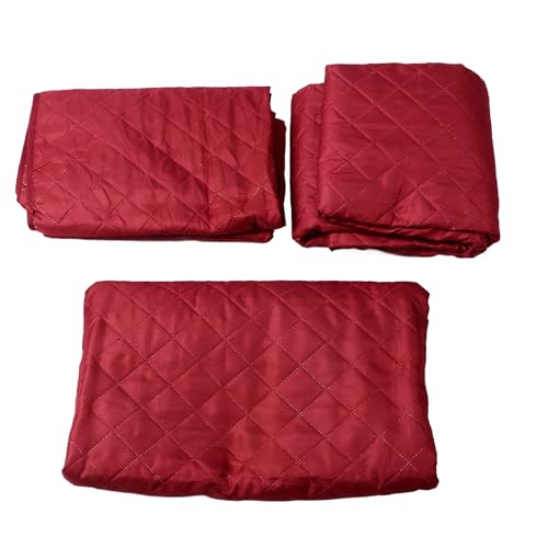 ETAINGYEUN Sofa -Abdeckung Haustierproof Couch Slipcover Schutzsofa Protektor robust leicht zu reinigen minimalistisches Design Wohnzimmer (Weinrot) von ETAINGYEUN