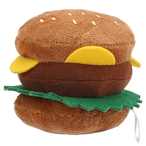 ETAINGYEUN Soft Quietschende Hamburger -Hundespielzeug, geeignet für kleine Hunde und Katzen, leicht und leicht zu tragen ETAINGYEUN Soft Quietschende Hamburger -Hundespielzeug, geeignet für kleine Hunde und Katzen, leicht und leicht zu tragen von ETAINGYEUN