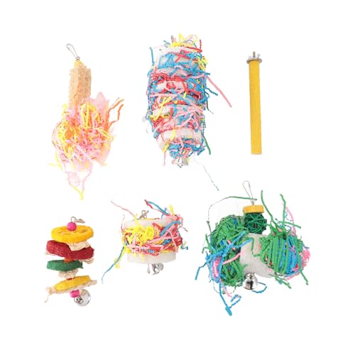 ETAINGYEUN Vogel zerkleinert Spielzeug Bunte Langeweile Relief Papagei Kau Set Nymphen sittich ETAINGYEUN Vogel zerkleinert Spielzeug Bunte Langeweile Relief Papagei Kau Set Nymphen sittich von ETAINGYEUN