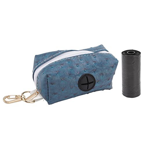 ETAINGYEUN Zipper Hund Poop Bagehalter bequemer Poop -Beutel -Spender für Haustiere im Freien tragbar (Blau) von ETAINGYEUN