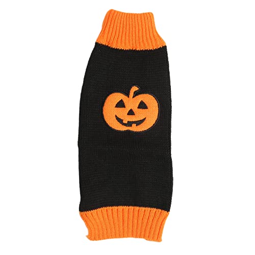 Haustier Halloween Pullover Warmer Stretch Rollkragenpullover Pullover Haustierkleidung Katzen und Hunde - und Winter im Innen- und Außenbereich Acrylfaser Acrylfasern (S) von ETAINGYEUN