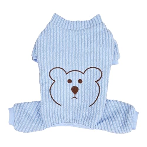 Hund warme Kleidung Polyester Stoff Cartoon Muster Licht und tragbar für Outdoor -Aktivitäten Teddy Schnauzer geeignet (S) von ETAINGYEUN