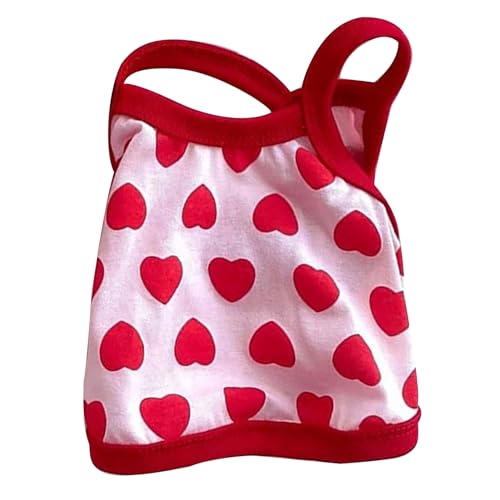 Hunde Weste Hemd ärmellose kleine Welpenbekleidung Haustier Sommer Doggie Hosentender Kleidung für Bichon Frise Pommerianer (XL) von ETAINGYEUN
