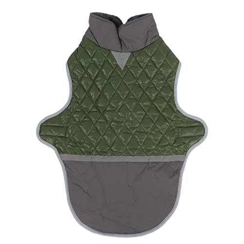 Hunde Wintermantel Verstellbares weiche Plüschgekleidung geeignet für das Gehen beim Wandern geeignet (XL) von ETAINGYEUN