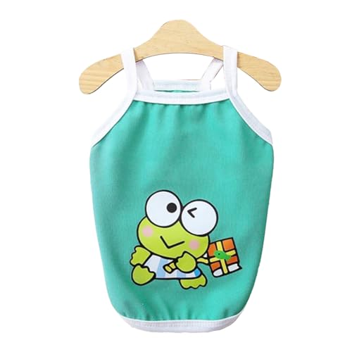 Hundeärmelne Weste komfortable leichte atmungsaktives süßes Design geeignet für kleine Rassen Pudel Chihuahua Polyester (S) von ETAINGYEUN
