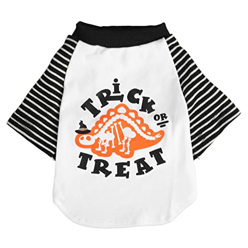 Hundehemd süßes Mode Halloween Muster Lose atmungsaktives weiches Haustier T-Shirt Hunde Katze Haustier Frühling und Sommerkleidung Polyester (L) von ETAINGYEUN