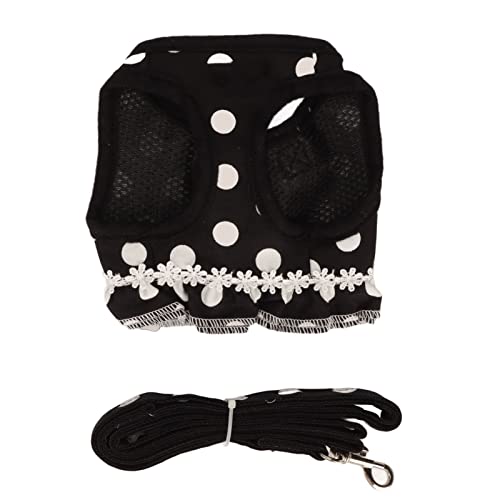 Hundekabelbaum Leine süße Mode Polka Dot Haustier Weste Leine Set Walking Training Outdoor (S) von ETAINGYEUN