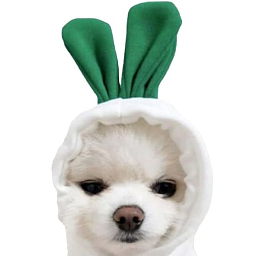 Hundepullover gemütlicher Warmer Haustier Hoodie Welpe Karottenmuster Stickerei (Karottenmuster m) von ETAINGYEUN