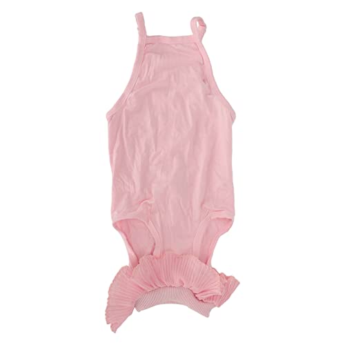 Katzenwiederherstellungsanzug, weiches Modalmaterial, Anti-Licking, einstellbare Schnalle, Rosa, die Katzen nach der tragen können (L) von ETAINGYEUN