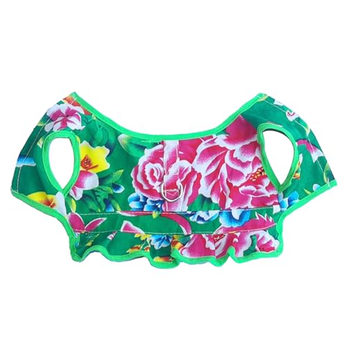 Mode weiche komfortable leichte Blumenkleid von Haustieren mit Schnalle für den Sommer des Frühlings (S) von ETAINGYEUN