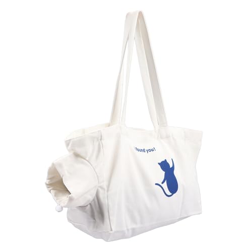 Pet Canvas Umhängetasche robuste atmungsaktive, waschbare Kapazität Tragbarer Einkaufsreise -Garten Walk Walk von ETAINGYEUN