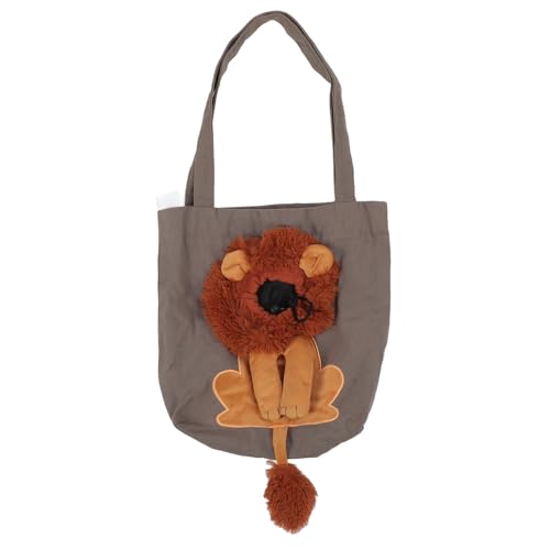 Pet Canvas Umhängetasche tragbarer atmungsaktiven Ausflugs süßer Rucksack für Reisebereich Camping geeignet (Groß) von ETAINGYEUN