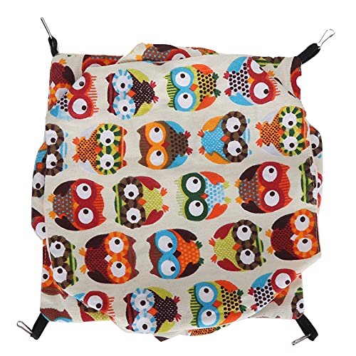 Schicht kleiner Haustier Weiches Hängematte Schlafsack Käfig geeignet, der für Hamster und Zuckergleichtatiker geeignet ist, um zu spielen und zu entspannen (Großer 15x10x10cm/ 5.91x3,94in) von ETAINGYEUN