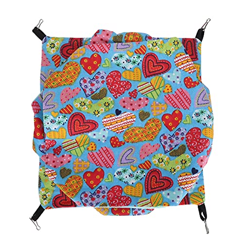 Schicht kleiner Haustier Weiches Hängematte Schlafsack Käfig geeignet, der für Hamster und Zuckergleichtatiker geeignet ist, um zu spielen und zu entspannen (Großer 15x10x10cm/ 5.91x3,94in) von ETAINGYEUN