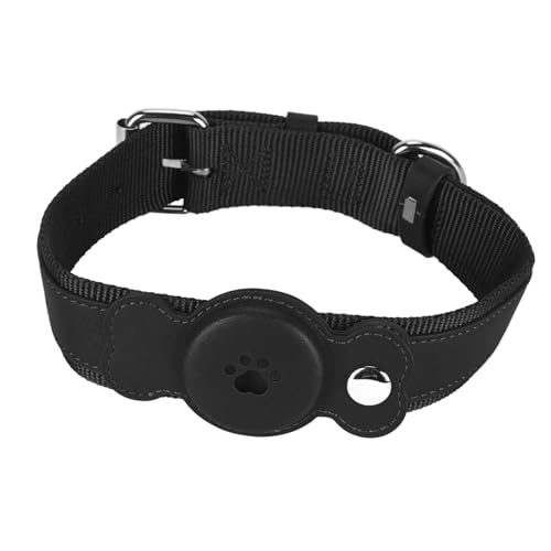 Verstellbares, leichtes Hundehalsband, geeignet für das Training beim Gassigehen (Schwarz) von ETAINGYEUN