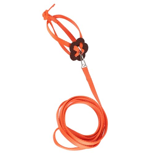 Vogelkabelbaum Papagei Leine einstellbare Vogel Nylon Anti-Bite-Seil im Freien Blau (Orange) von ETAINGYEUN
