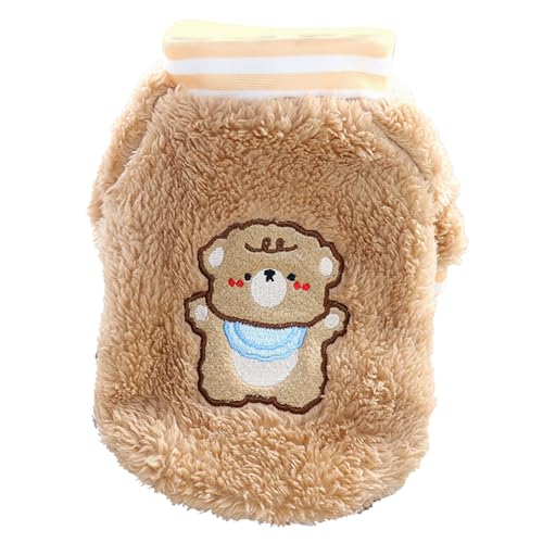 Warmes und weiches Plüschhirthemd Netter Teddy Welpenpullover geeignet für - und Winter -Wanderreisen geeignet (XL) von ETAINGYEUN