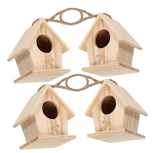 Kreative Vogelnest Outdoor Dekoration Künstliche Vögel Haus Mini Dekoration Vogelhaus Cartoon Linse Vogelhäuser Speisekammer Halloween Dekoration Garten Panty Miniatur Balm/1261 von ETANULPEX