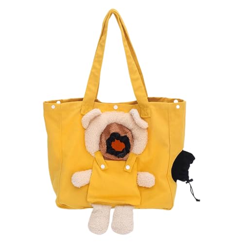 Hundetragetasche, Reisetasche, praktische Tragetasche mit Cartoon-Designs, Outdoor-Spaziergänge, Tragetasche, Schultertasche, Haustierzubehör Hundetragetasche, Reisetasche, praktische Tragetasche mit Cartoon-Designs, Outdoor-Spaziergänge, Tragetasche, Schultertasche, Haustierzubehör von ETAWDE