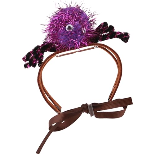 Verstellbarer Gürtel für Haustiere, 3D-Spinnen, Kopfbedeckung, lustiges Kostüm, Halloween, Kopfbedeckung, Cosplay-Kostüm-Zubehör Verstellbarer Gürtel für Haustiere, 3D-Spinnen, Kopfbedeckung, lustiges Kostüm, Halloween, Kopfbedeckung, Cosplay-Kostüm-Zubehör von ETAWDE