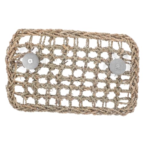 ETHZZLE Kleintier Kauspielzeug mit Naturgrasmatte und Befestigung für Kaninchen Hamster Meerschweinchen Langlebiges Beißfestes Hasenspielzeug zur Stressreduktion und Beschäftigung ETHZZLE Kleintier Kauspielzeug mit Naturgrasmatte und Befestigung für Kaninchen Hamster Meerschweinchen Langlebiges Beißfestes Hasenspielzeug zur Stressreduktion und Beschäftigung von ETHZZLE