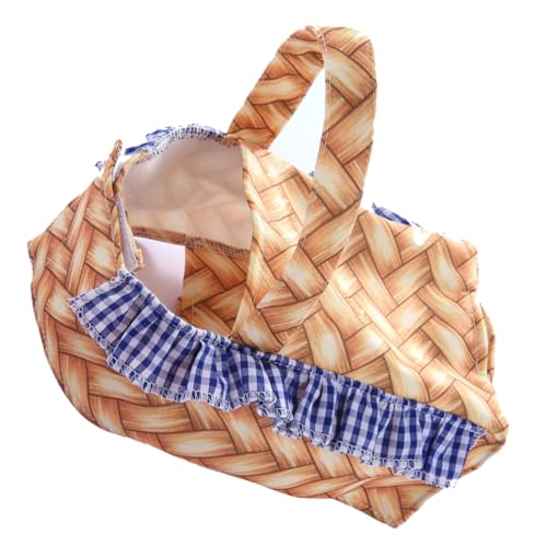 ETHZZLE Lustiges Haustier Hundekostüm Korb Design Atmungsaktive Cosplay Kleidung für Halloween Weihnachten Outdoor Events und Alltag Komfortabel und von ETHZZLE