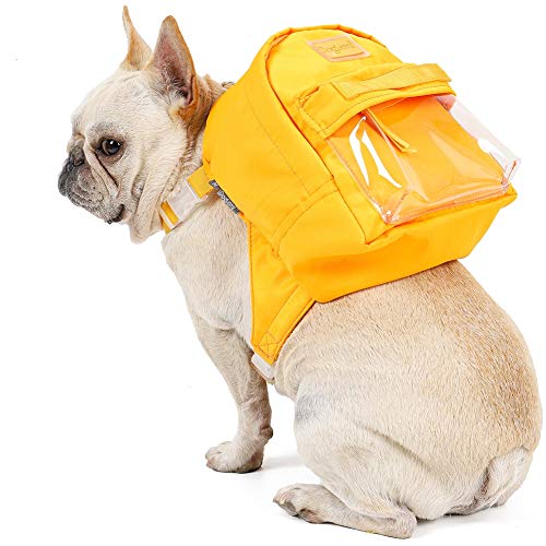 ETOPARS Mode Hund selbst Rucksack, Kleines Haustier Geschirr, Mini Carrier Rucksack Tasche Satteltaschen Welpentasche, Trendy Fashion Cat Puppy Brustgurt, Reisetasche für Hund von ETOPARS