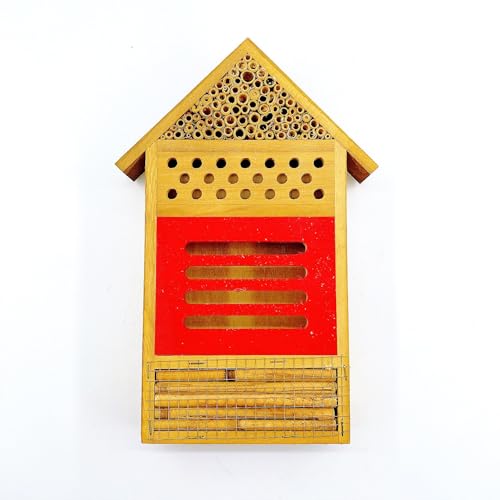 Insekten-Bienenhaus aus Holz, Naturholz, Käfer, Hotel, Unterschlupf, Garten, Nistkasten (Stil 3, Bildshow) von ETRAVEL