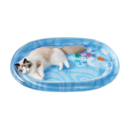 ETUCYNG Haustier Wasserbett,Haustier Wassermatte Mit Sensorischem Effekt | Wasserfeste & Fleckenresistente Kühlmatte Für Hunde, Mittelgroße Tiere, Welpen Und Kätzchen ETUCYNG Haustier Wasserbett,Haustier Wassermatte Mit Sensorischem Effekt | Wasserfeste & Fleckenresistente Kühlmatte Für Hunde, Mittelgroße Tiere, Welpen Und Kätzchen von ETUCYNG