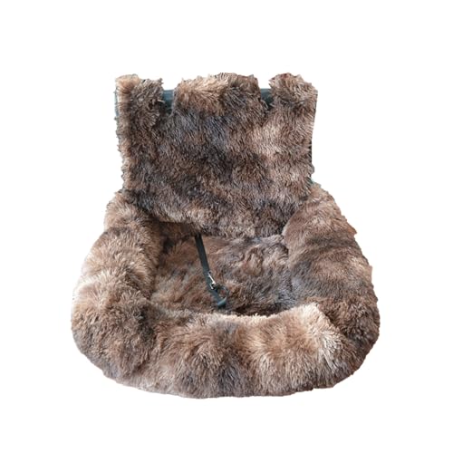 ETUCYNG Hunde-Autositz, 60 x 60 cm, Plüsch, reisesicheres Bett für Autos, Haustier-Reisekissen, waschbar, Haustier-Booster für Fahrzeug, LKW, Camping, Abenteuer, Tierarztbesuch, tägliches Pendeln von ETUCYNG