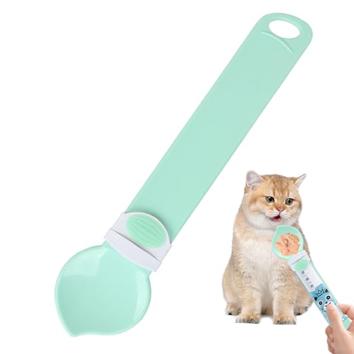 ETUCYNG Katzen Streifenfutter Löffel | Katzen Brei Futter Spender Zum Ablecken | Haustier Misch Spender Für Leckerlis Nassfutter Kätzchen & Welpen von ETUCYNG