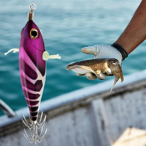 ETUCYNG Köder Für Tintenfisch - Leuchtkörper Köder | Fluoreszierender Angelköder Kompakte Schwimmköder-Nachbildung ETUCYNG Köder Für Tintenfisch - Leuchtkörper Köder | Fluoreszierender Angelköder Kompakte Schwimmköder-Nachbildung von ETUCYNG